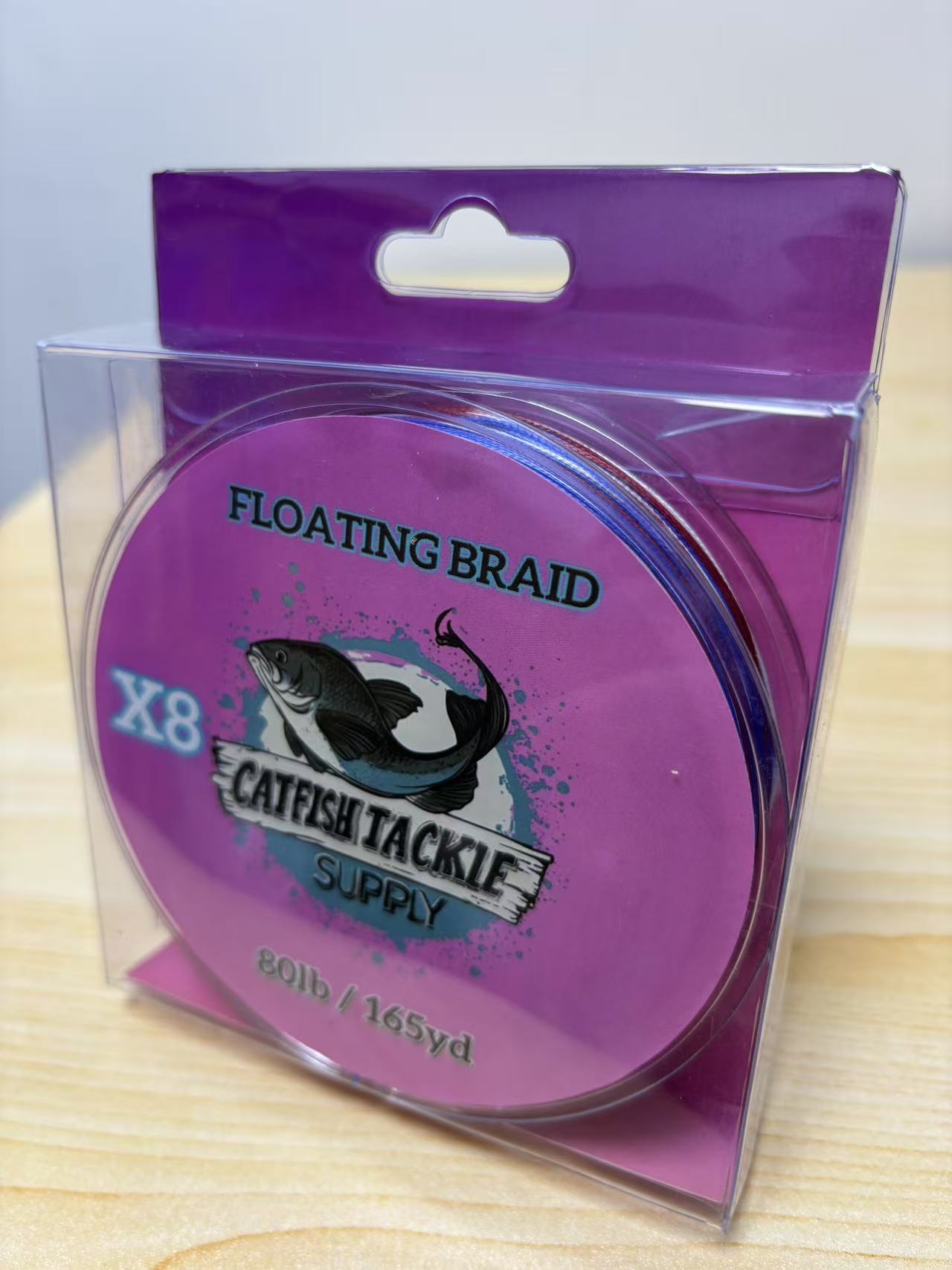 Deep Blue Camou 8 Strand 165yd 80LB Floating Braid