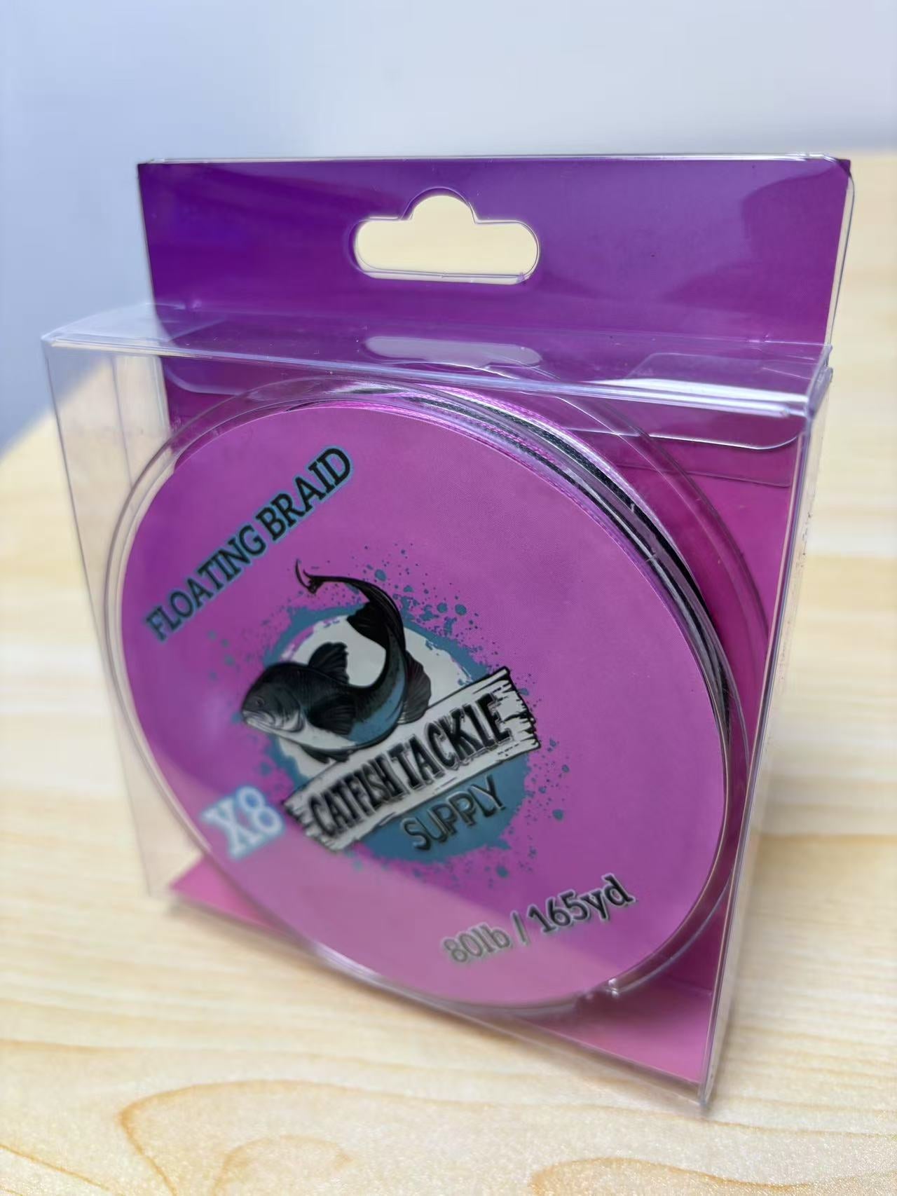 Pink Camou 8 Strand 165yd 80LB Floating Braid