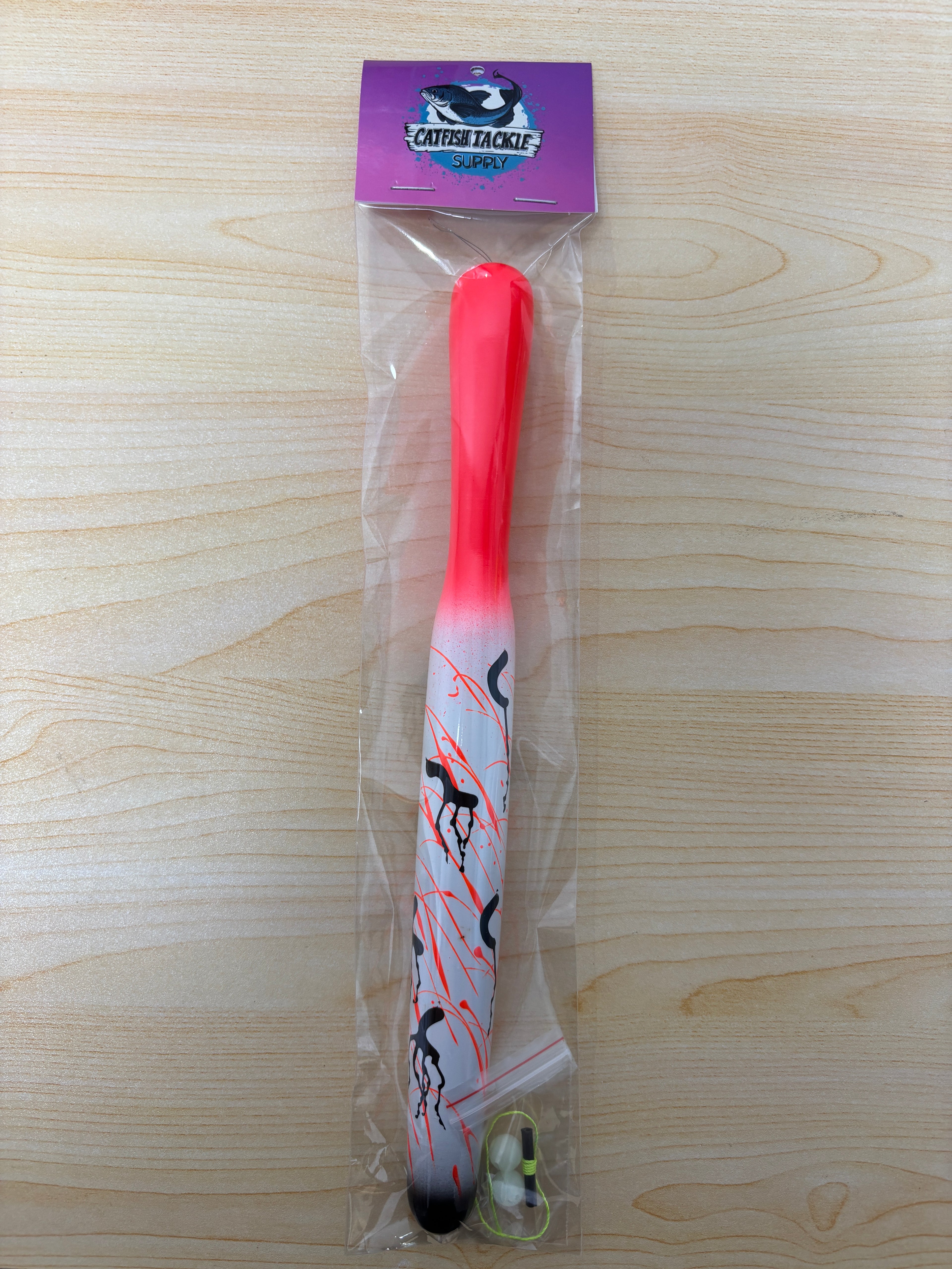 11" Red Splatter Float