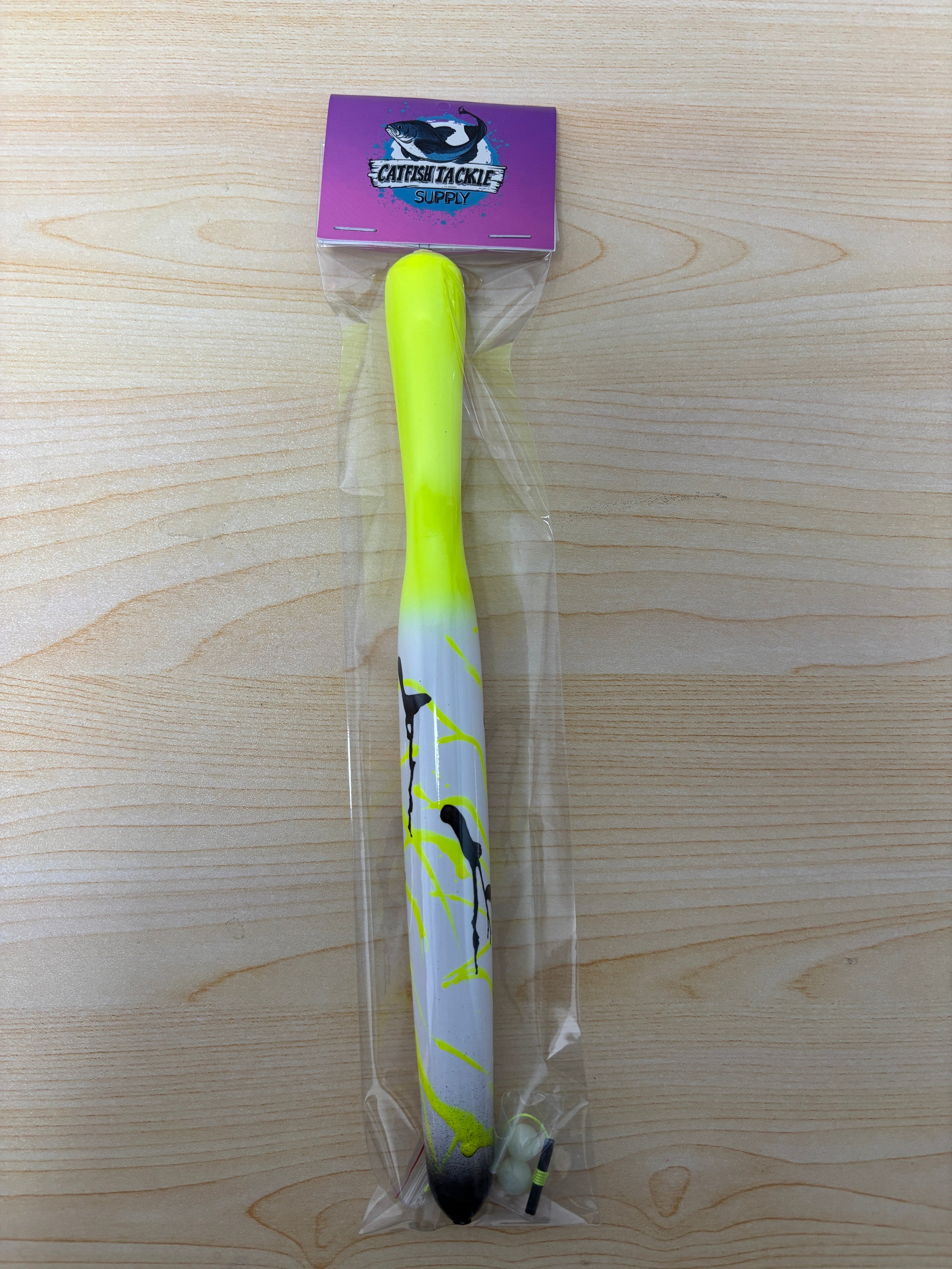 11" Yellow Splatter Float