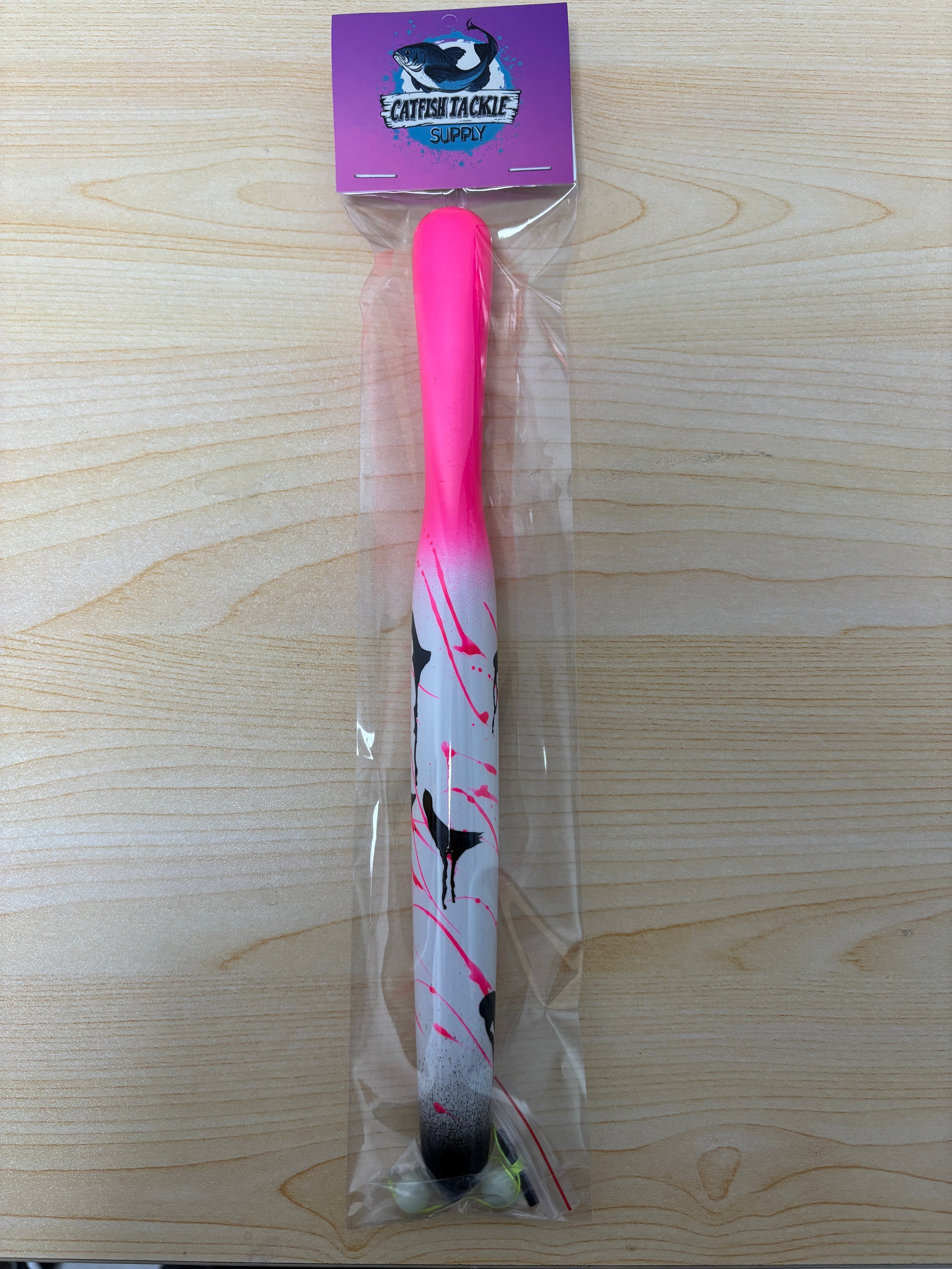 11" Pink Splatter Float