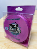 Pink 8 Strand 165yd 80LB Floating Braid