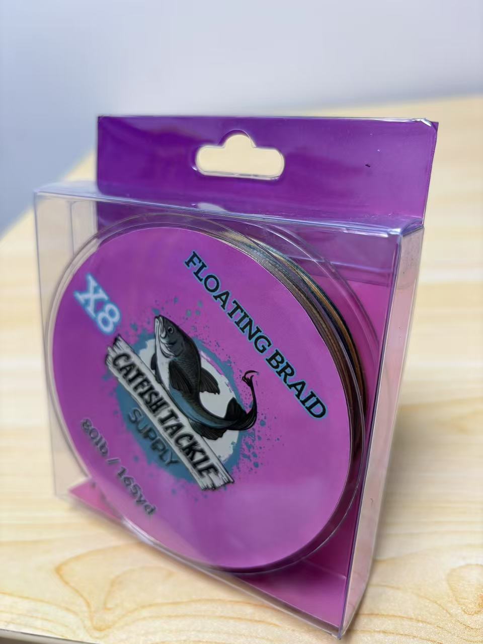 Green Camou 8 Strand 165yd 80LB Floating Braid