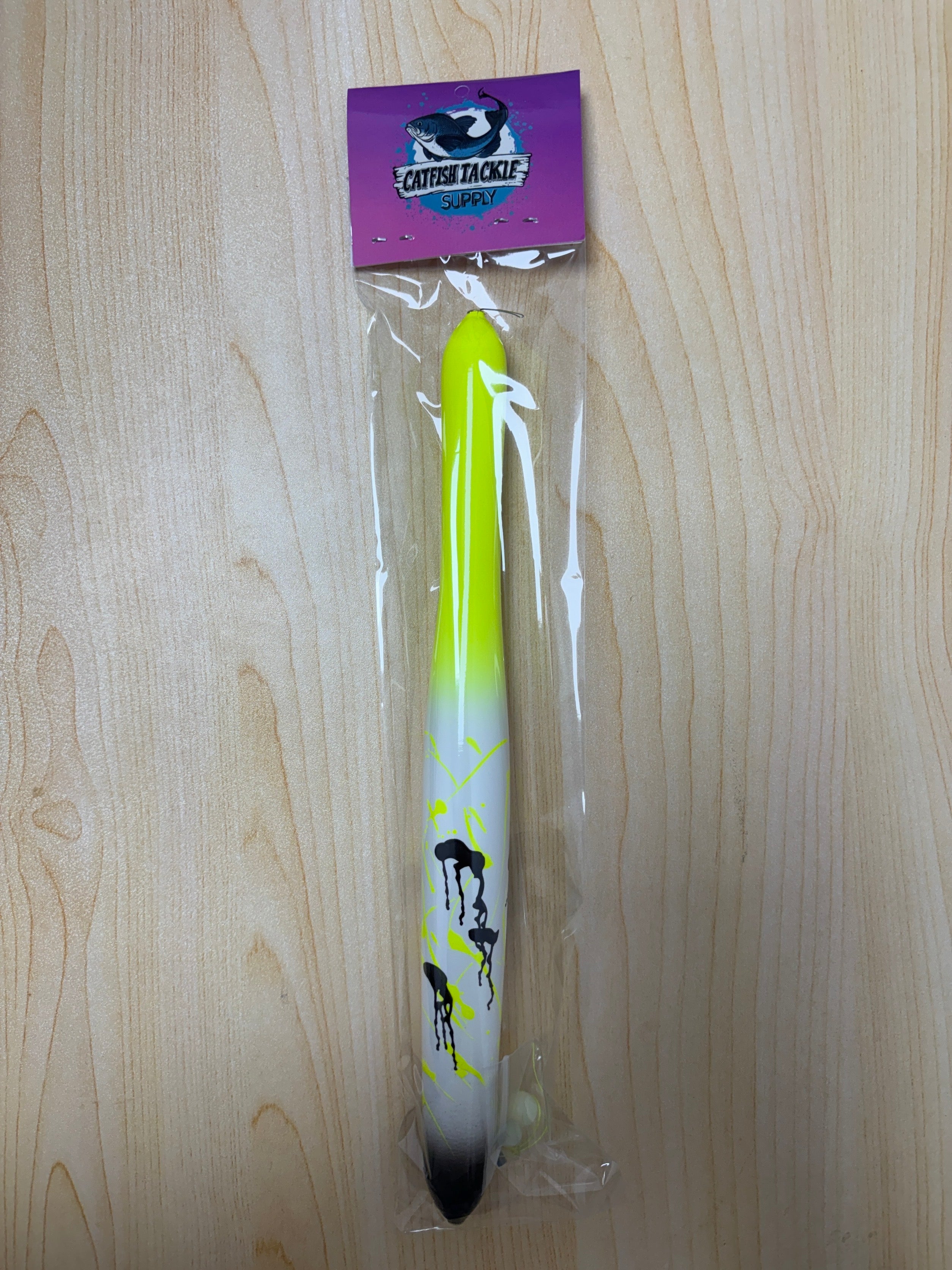 10" Yellow Splatter Float